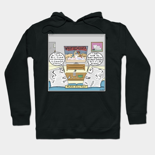 Paper View Fight Hoodie by Nick Navatta